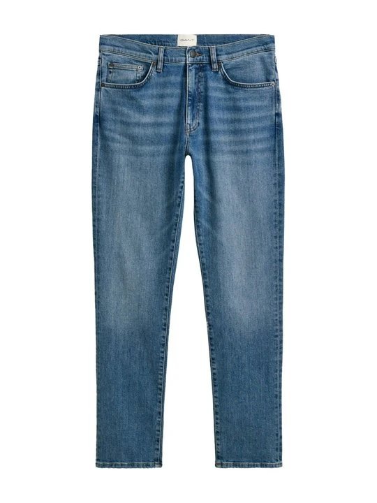 Zdjęcie produktu Jeansy Slim Fit Gant niebieski denim