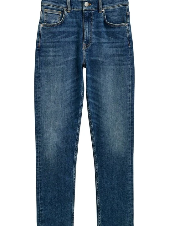 Zdjęcie produktu Jeansy Slim Fit Gant niebieski denim