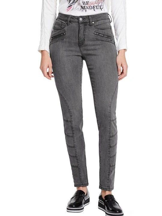 Zdjęcie produktu Jeansy Slim Fit Heine szary