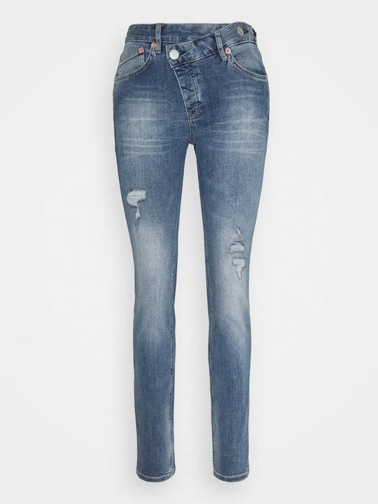 Zdjęcie produktu Jeansy Slim Fit Herrlicher przecierany denim