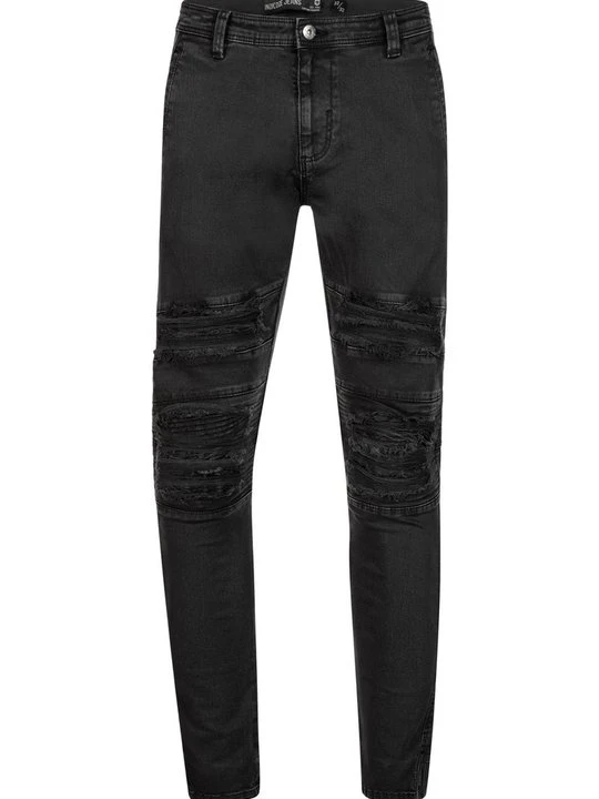 Zdjęcie produktu Jeansy Slim Fit INDICODE czarny