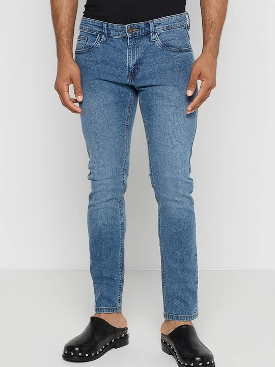 Zdjęcie produktu Jeansy Slim Fit INDICODE niebieski