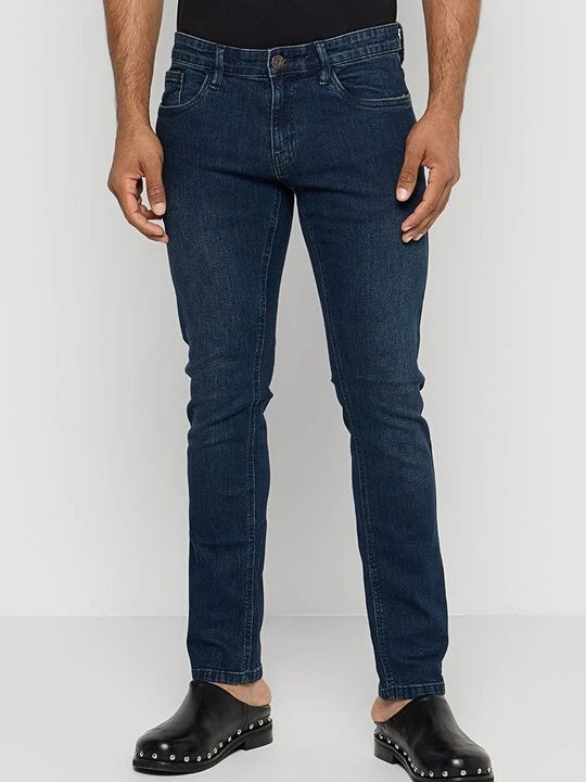 Zdjęcie produktu Jeansy Slim Fit INDICODE granatowy
