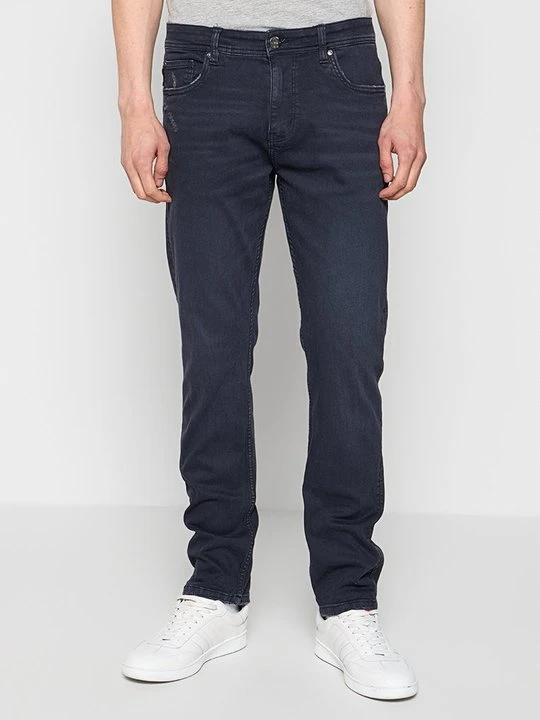 Zdjęcie produktu Jeansy Slim Fit INDICODE granatowy
