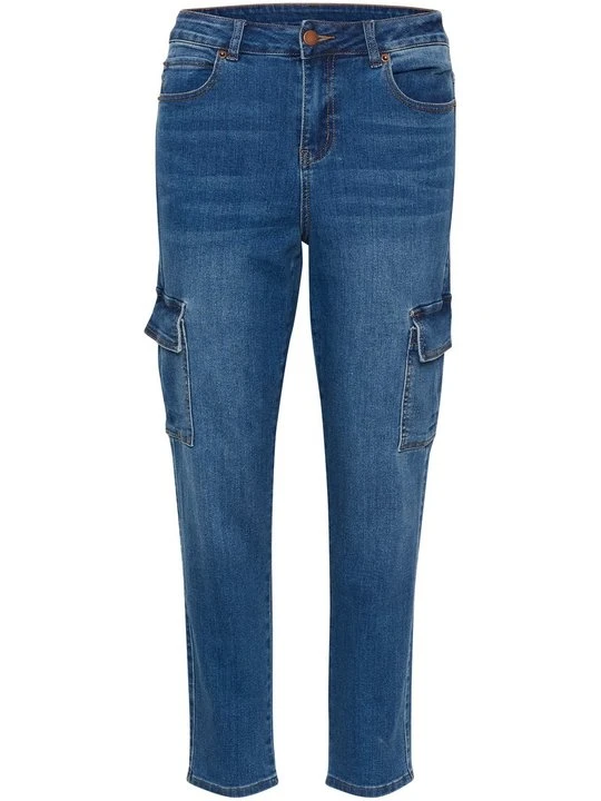Zdjęcie produktu Jeansy Slim Fit Kaffe niebieski denim