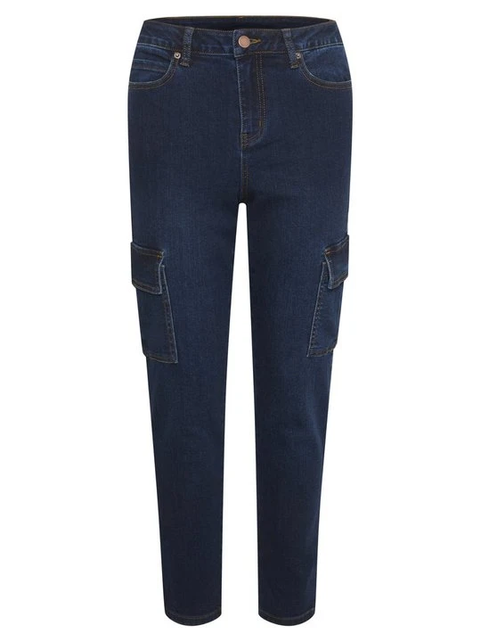 Zdjęcie produktu Jeansy Slim Fit Kaffe ciemnoniebieski