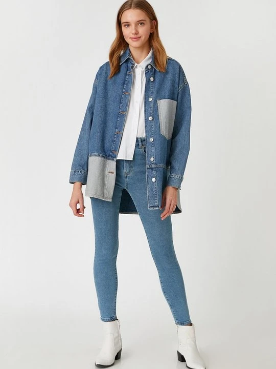 Zdjęcie produktu Jeansy Slim Fit KOTON jasnoniebieski