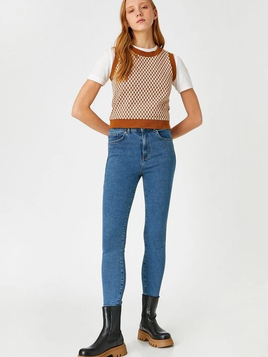 Zdjęcie produktu Jeansy Slim Fit KOTON niebieski denim