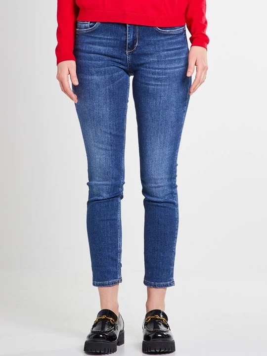 Zdjęcie produktu Jeansy Slim Fit Liu Jo niebieski denim