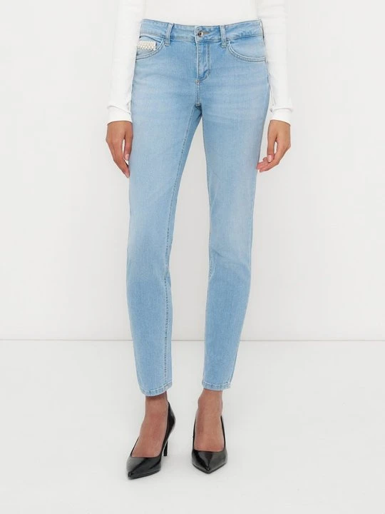 Zdjęcie produktu Jeansy Slim Fit Liu Jo niebieski denim