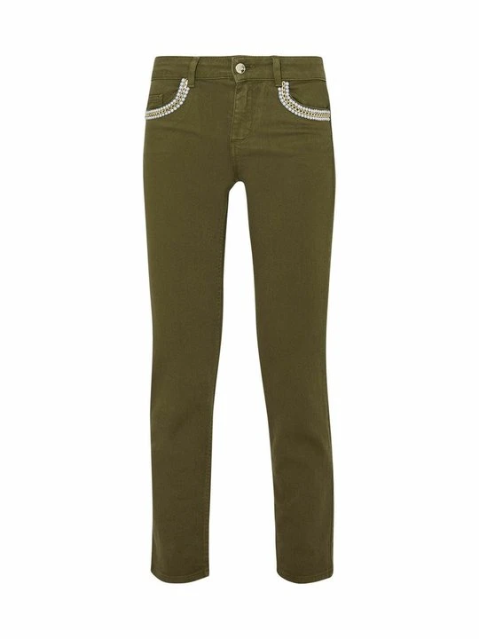 Zdjęcie produktu Jeansy Slim Fit Liu Jo oliwkowy