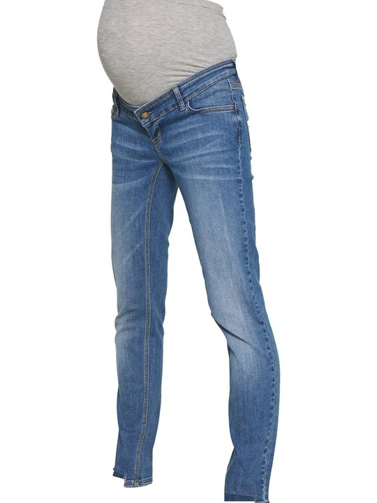 Zdjęcie produktu Jeansy Slim Fit Mamalicious niebieski denim