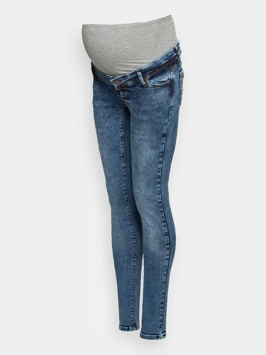 Zdjęcie produktu Jeansy Slim Fit Mamalicious niebieski denim