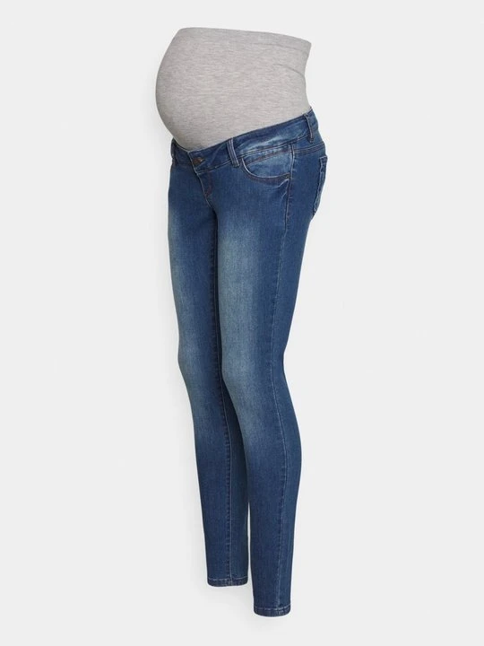 Zdjęcie produktu Jeansy Slim Fit Mamalicious niebieski denim