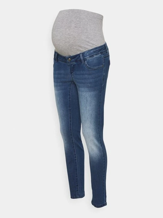 Zdjęcie produktu Jeansy Slim Fit Mamalicious niebieski denim