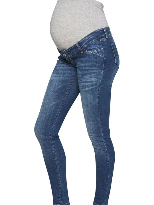 Zdjęcie produktu Jeansy Slim Fit Mamalicious niebieski denim