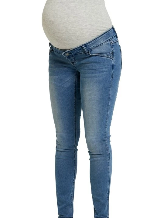 Zdjęcie produktu Jeansy Slim Fit Mamalicious niebieski denim