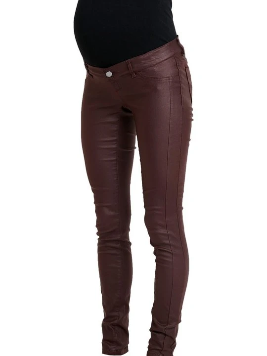 Zdjęcie produktu Jeansy Slim Fit Mamalicious brązowy