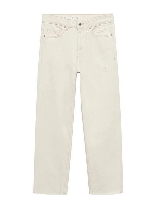 Zdjęcie produktu Jeansy Slim Fit Mango mleczny