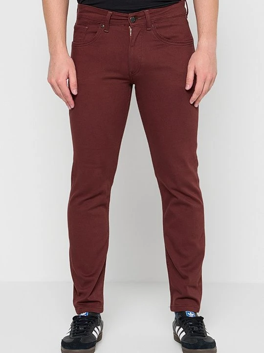 Zdjęcie produktu Jeansy Slim Fit Matinique ciemnobrązowy