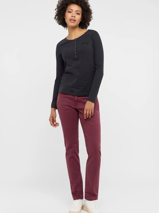 Zdjęcie produktu Jeansy Slim Fit Mustang ciemnoczerwony