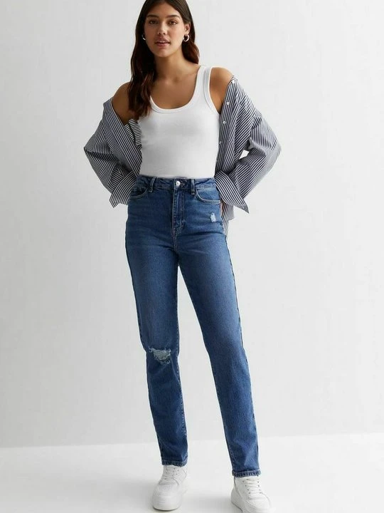 Zdjęcie produktu Jeansy Slim Fit New Look niebieski