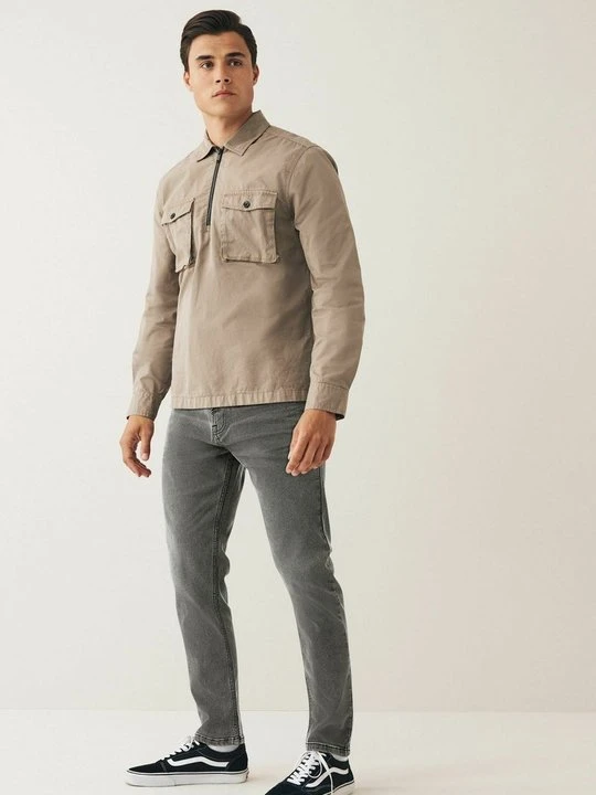 Zdjęcie produktu Jeansy Slim Fit Next szary