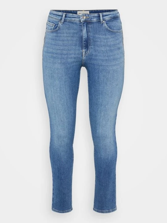 Zdjęcie produktu Jeansy Slim Fit ONLY Carmakoma niebieski denim