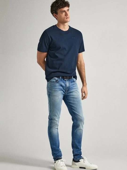 Zdjęcie produktu Jeansy Slim Fit Pepe Jeans niebieski denim