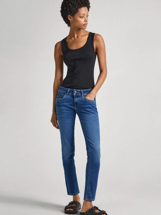 Zdjęcie produktu Jeansy Slim Fit Pepe Jeans niebieski denim