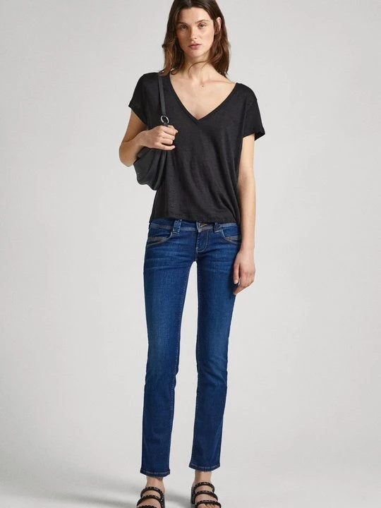 Zdjęcie produktu Jeansy Slim Fit Pepe Jeans ciemnoniebieski