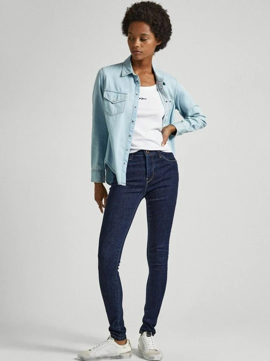 Zdjęcie produktu Jeansy Slim Fit Pepe Jeans niebieski denim