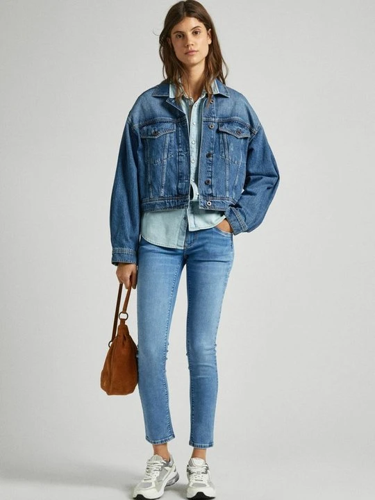 Zdjęcie produktu Jeansy Slim Fit Pepe Jeans niebieski denim