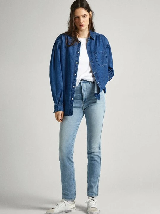 Zdjęcie produktu Jeansy Slim Fit Pepe Jeans niebieski denim