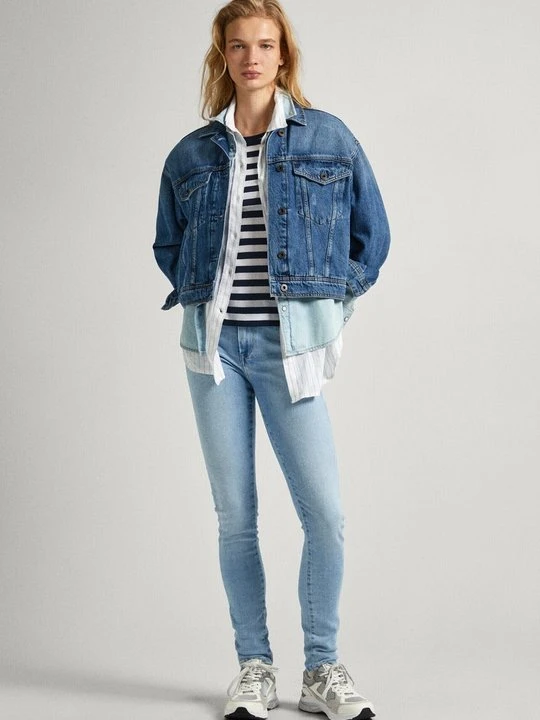 Zdjęcie produktu Jeansy Slim Fit Pepe Jeans niebieski denim