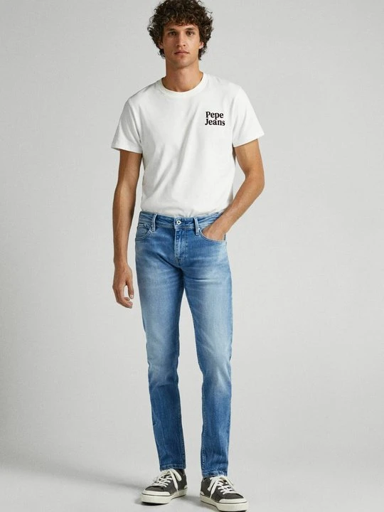 Zdjęcie produktu Jeansy Slim Fit Pepe Jeans niebieski denim
