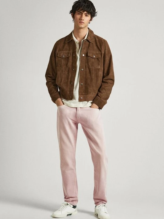 Zdjęcie produktu Jeansy Slim Fit Pepe Jeans różowy
