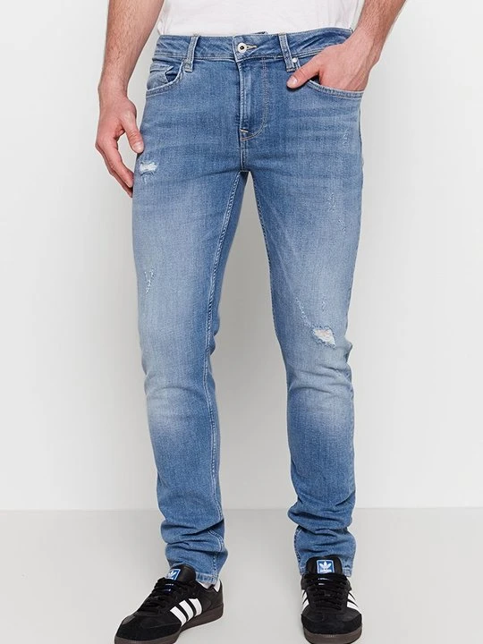 Zdjęcie produktu Jeansy Slim Fit Pepe Jeans niebieski