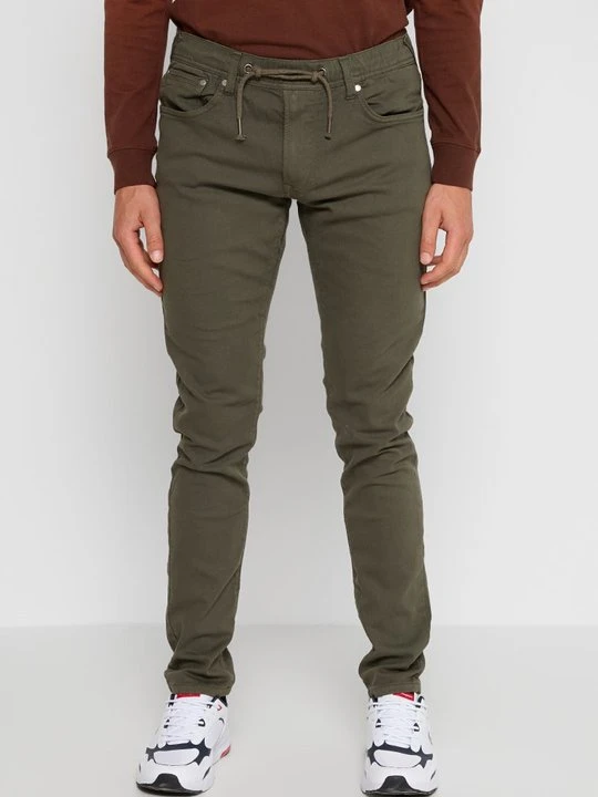 Zdjęcie produktu Jeansy Slim Fit Pepe Jeans oliwkowy