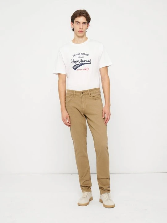 Zdjęcie produktu Jeansy Slim Fit Pepe Jeans beżowy