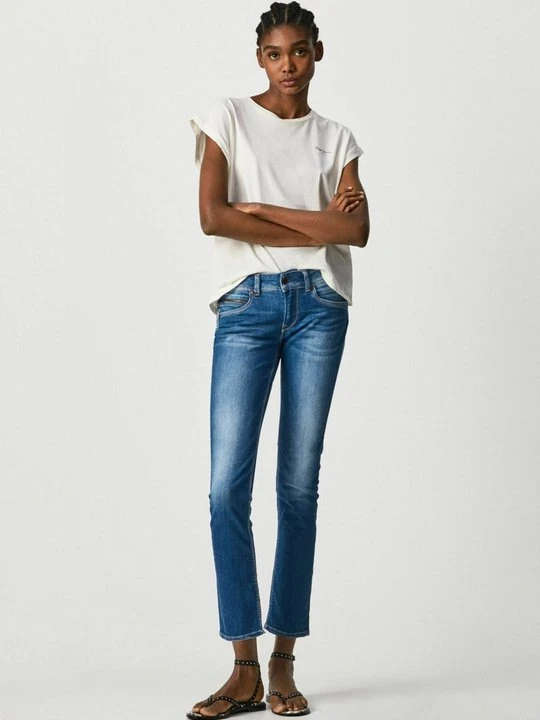 Zdjęcie produktu Jeansy Slim Fit Pepe Jeans niebieski denim