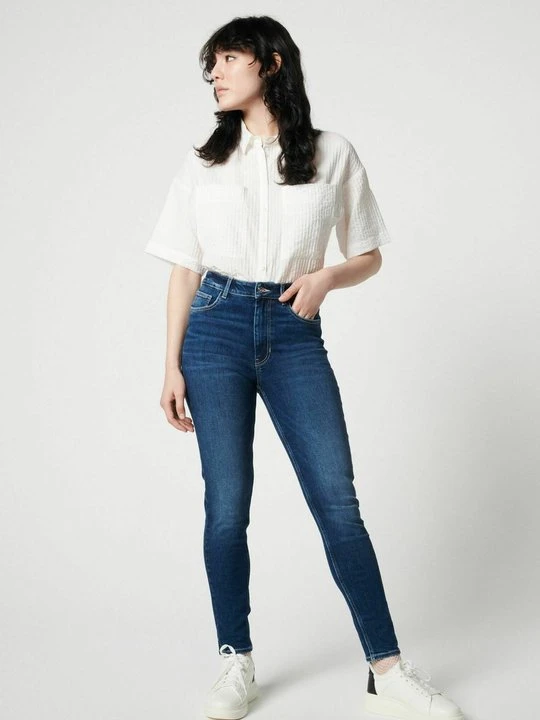 Zdjęcie produktu Jeansy Slim Fit Pimkie ciemnoniebieski