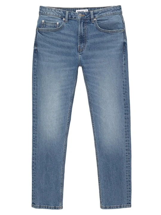 Zdjęcie produktu Jeansy Slim Fit PULL&BEAR niebieski denim