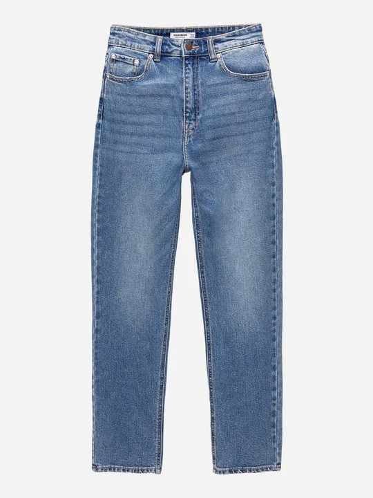 Zdjęcie produktu Jeansy Slim Fit PULL&BEAR niebieski denim