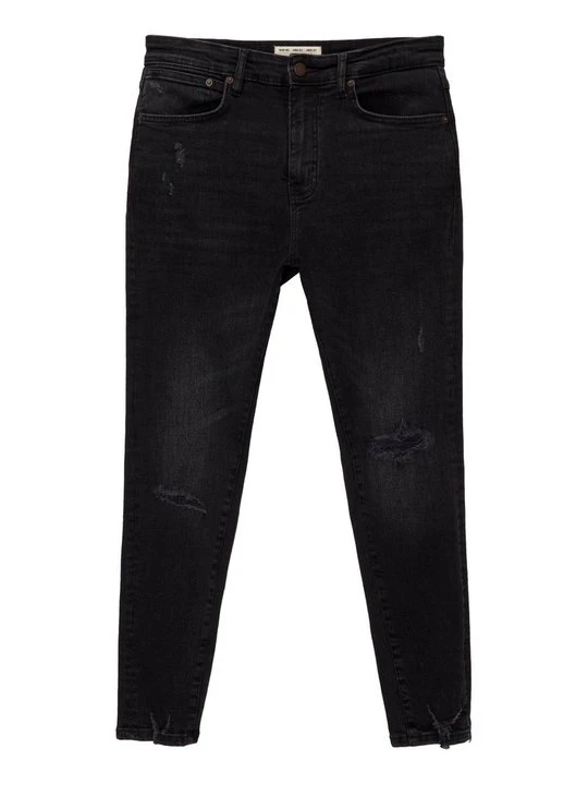Zdjęcie produktu Jeansy Slim Fit PULL&BEAR czarny