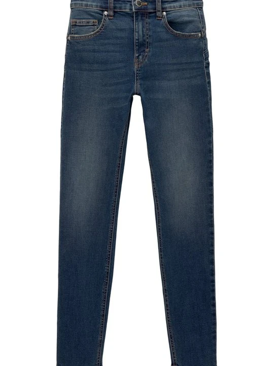 Zdjęcie produktu Jeansy Slim Fit PULL&BEAR granatowy melanż