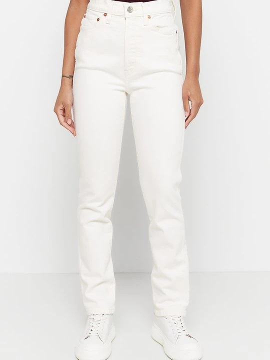 Zdjęcie produktu Jeansy Slim Fit RE/DONE biały