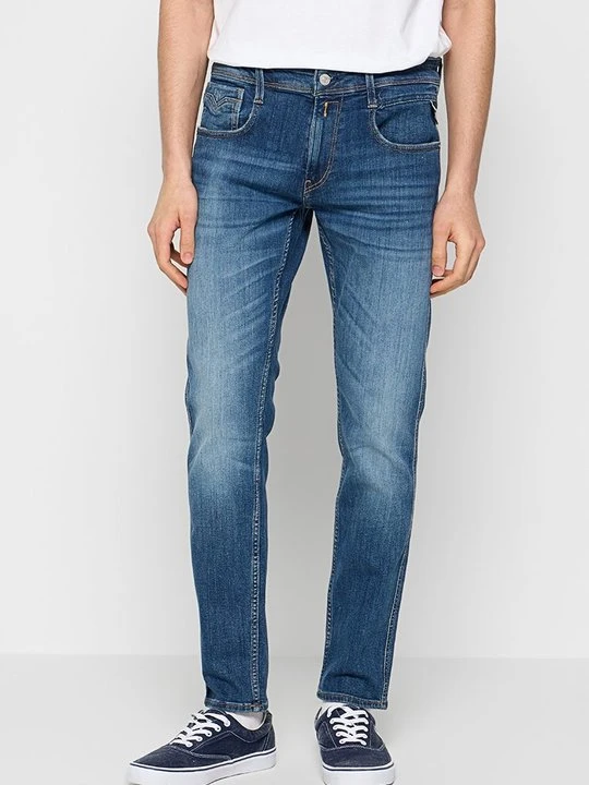 Zdjęcie produktu Jeansy Slim Fit Replay granatowy