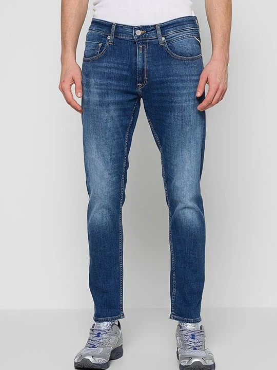 Zdjęcie produktu Jeansy Slim Fit Replay granatowy