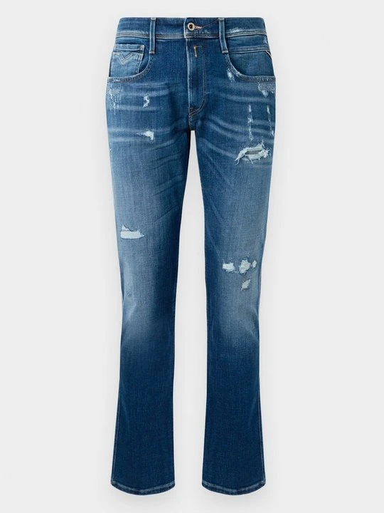 Zdjęcie produktu Jeansy Slim Fit Replay niebieski denim